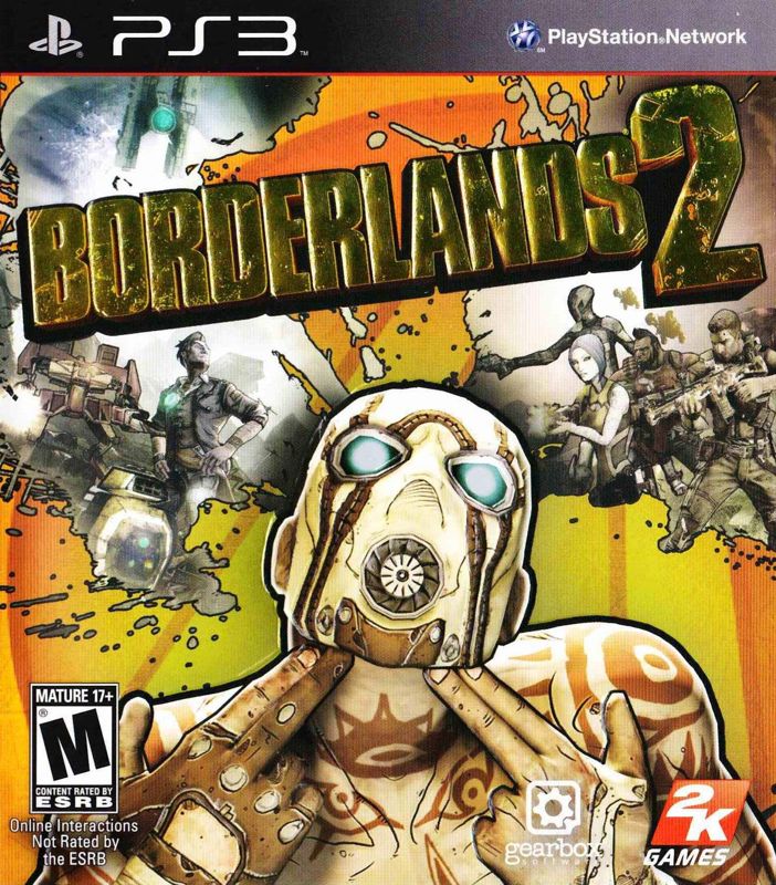 Borderlands 2 [Game of the Year] box art for Playstation 3